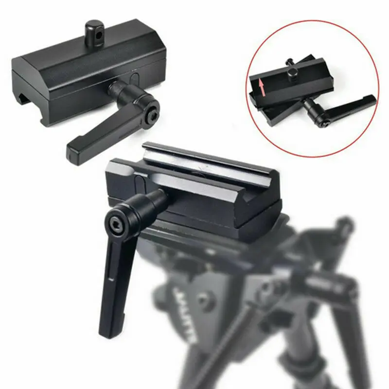Bipod Rifle Mount - Tactics QD Rotatable Rifle Bipod Adapter