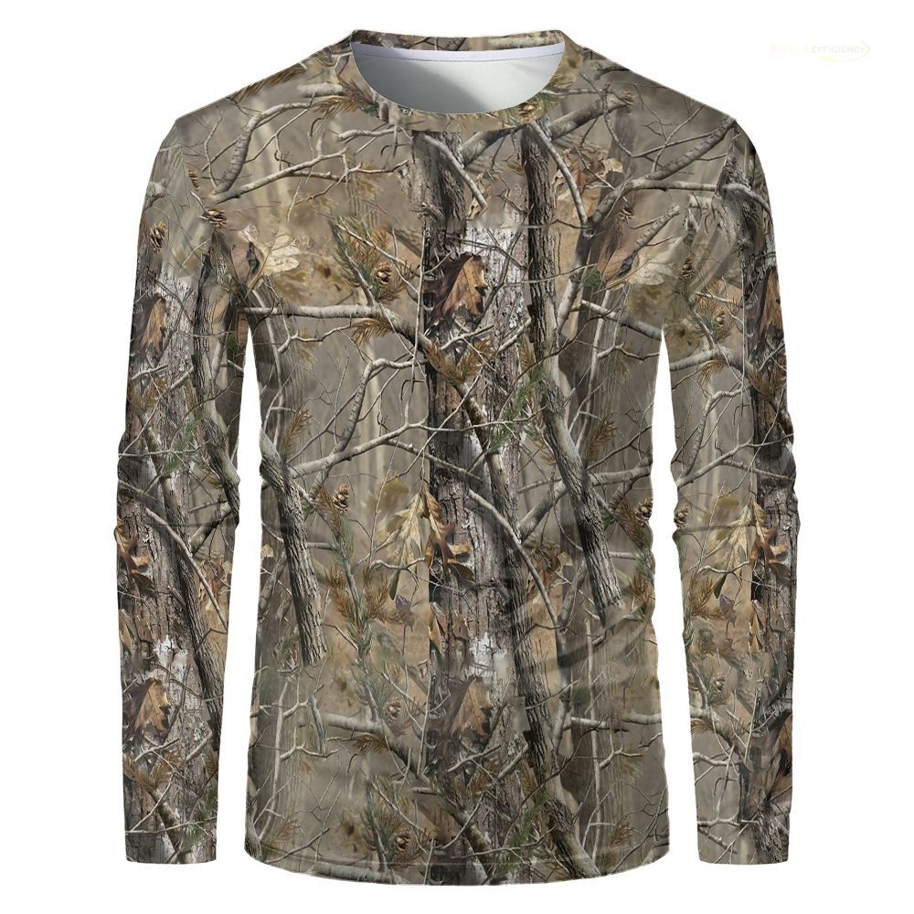 Hunting And Camping In Forest - Men Camouflage Forest Hunting 3d Print