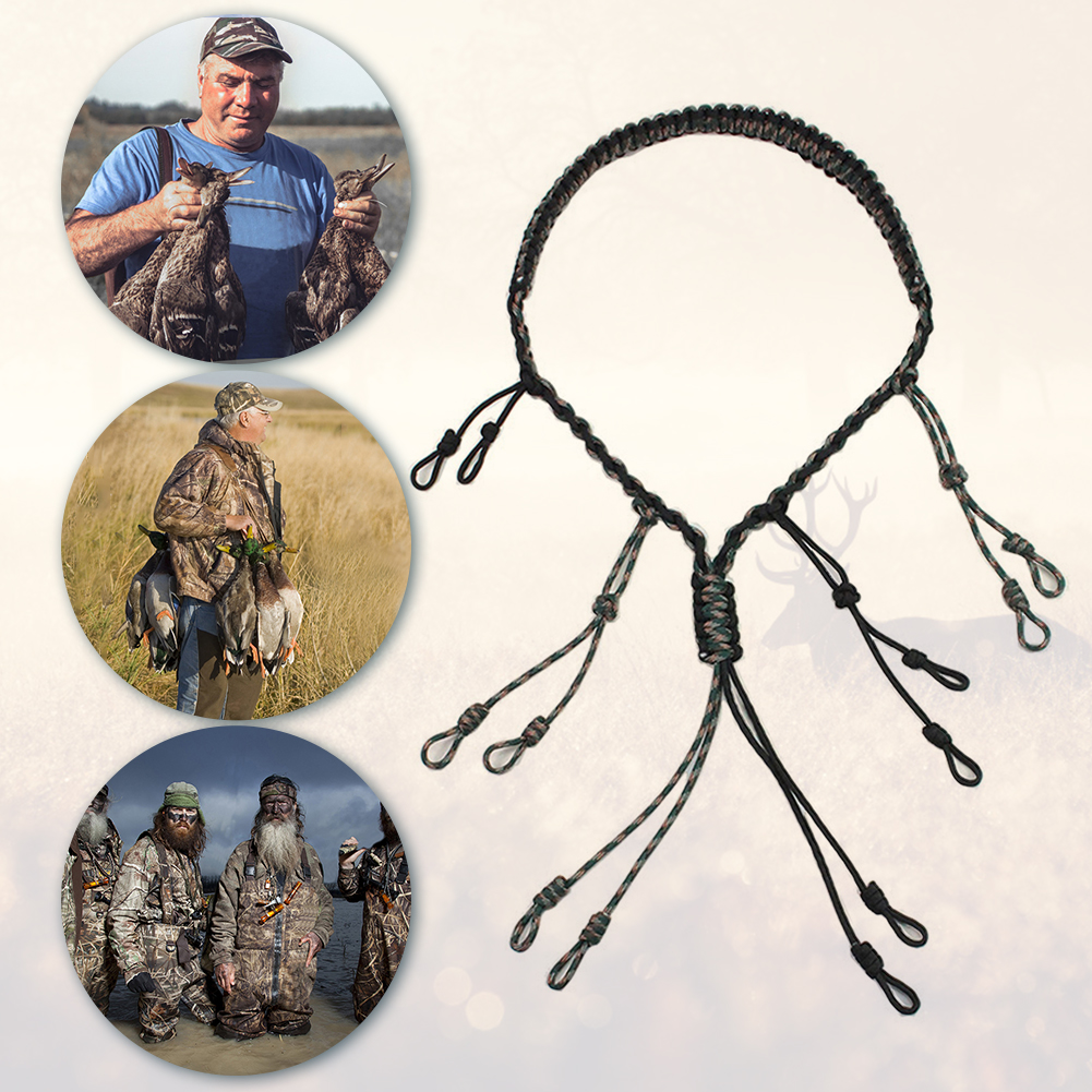 Game Call Whistle - Hunting Decoy Rope Duck Call Lanyard