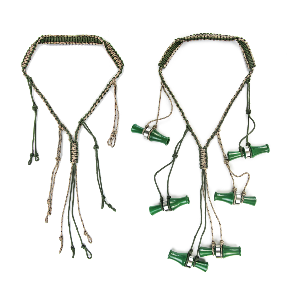 Game Call Whistle - Hunting Decoy Rope Duck Call Lanyard