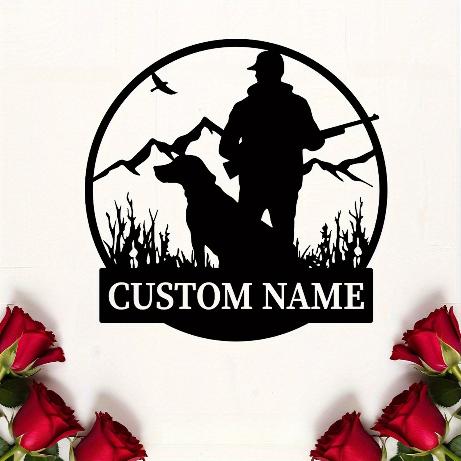Hunting Dog Outdoor - Custom Metal Wall Art with Hunters/Hunting