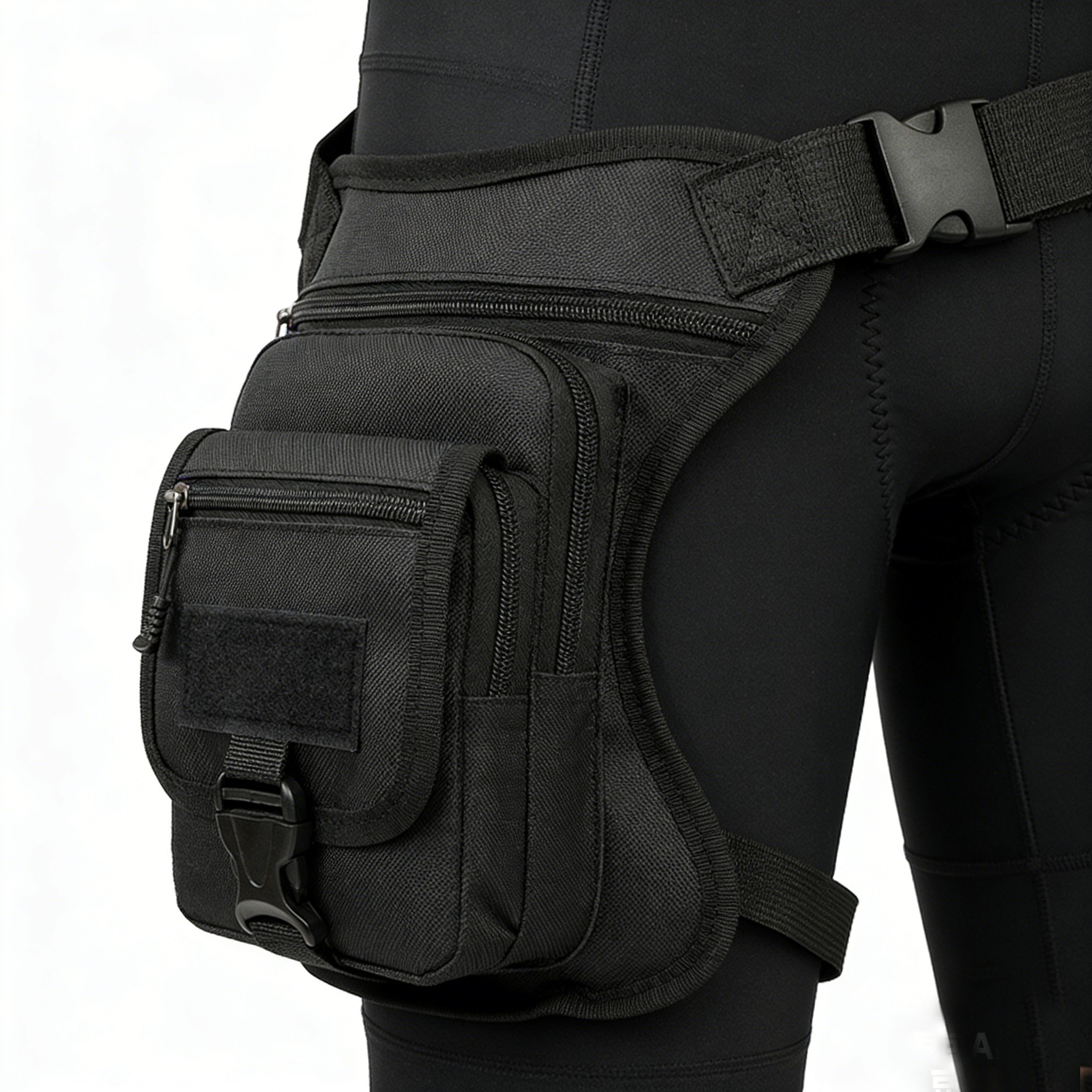 Tactical Belt Rigger - Motorcycle Drop Leg Bag Thigh Belt