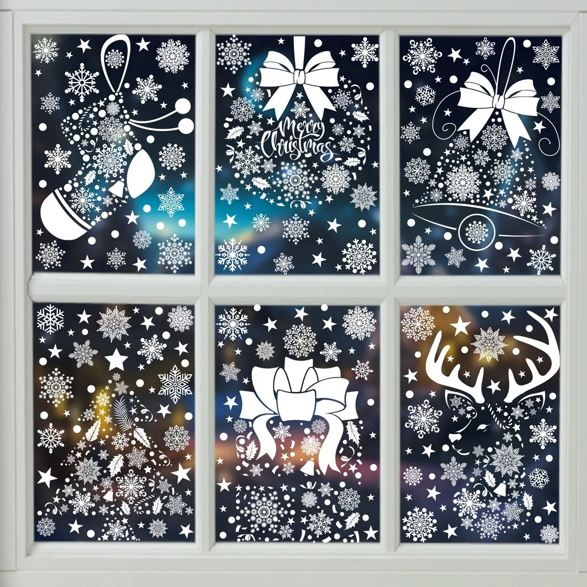 Christmas Wall Sticker Snowfla - Elk Bugle Call のレビューと価格