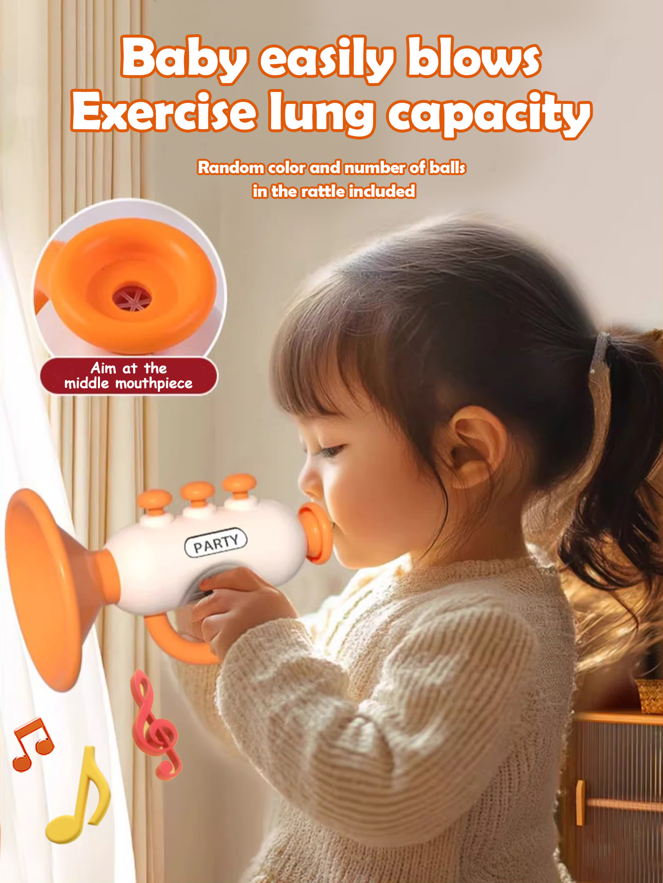 Kids Trumpet Toy, Learning Pra - Game Call Whistle のレビューと価格
