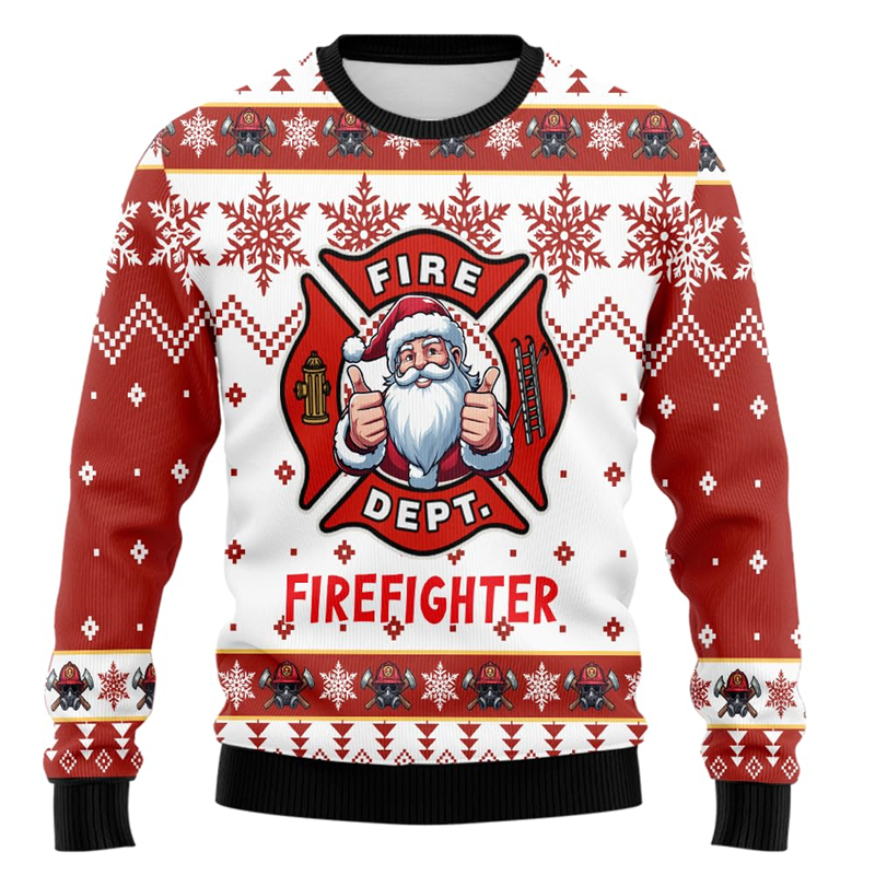 Firefighter Santa Claus Graphi - Elk Bugle Call のレビューと価格