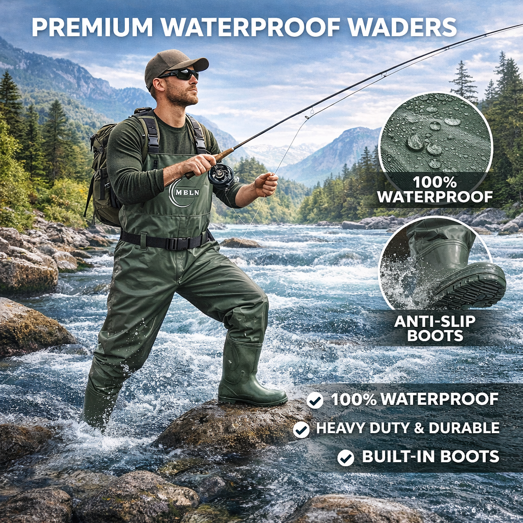 MBLN Fishing Chest Waders with - Fishing Waders Breathable のレビューと価格
