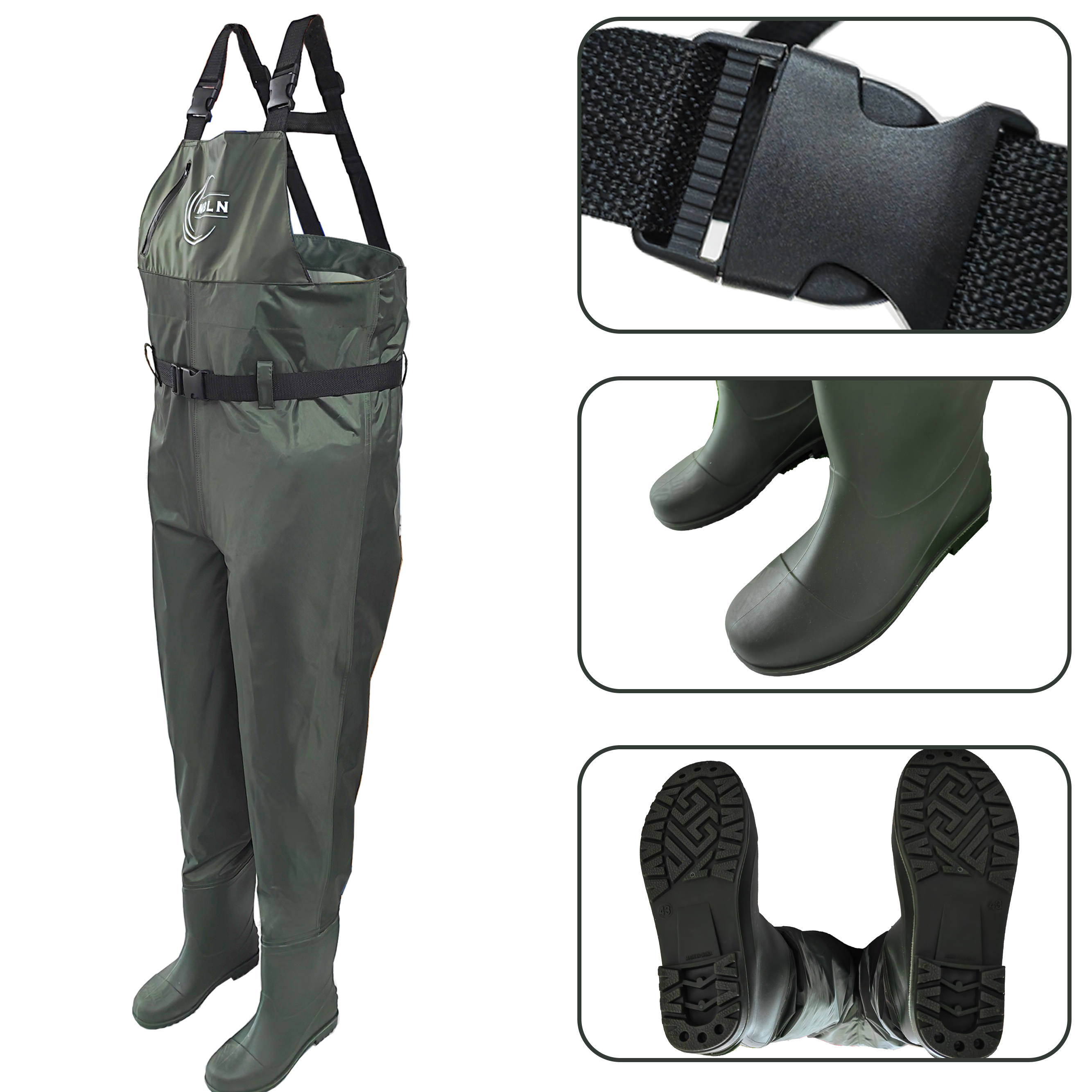 MBLN Fishing Chest Waders with - Fishing Waders Breathable のレビューと価格
