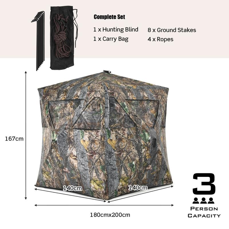 3 Person Portable Pop-Up Groun - Hunting & Outdoor Supplies Vanderbijlpark のレビューと価格
