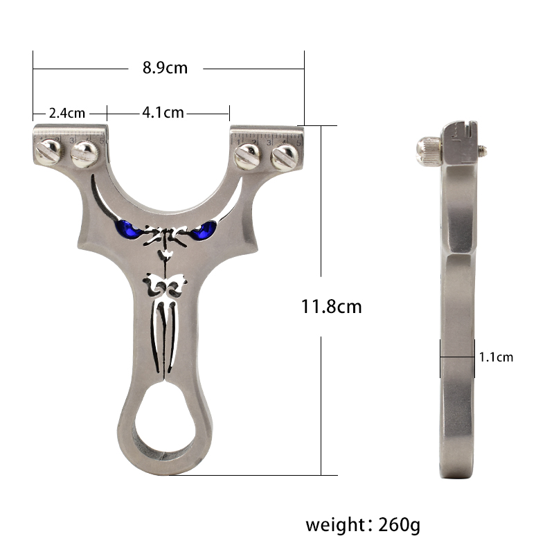 Stainless Steel Slingshot Set  - Outdoor Hunting Products のレビューと価格