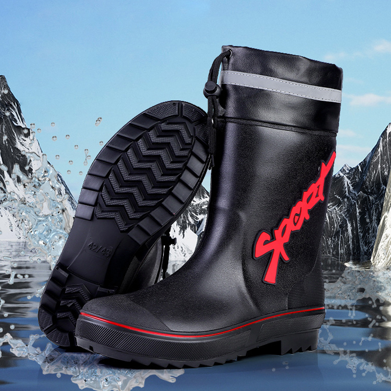 Mid-calf Rain Boots Men Slip-O - Fishing Waders Breathable のレビューと価格