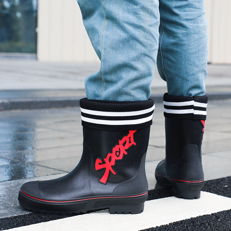 Mid-calf Rain Boots Men Slip-O - Fishing Waders Breathable のレビューと価格