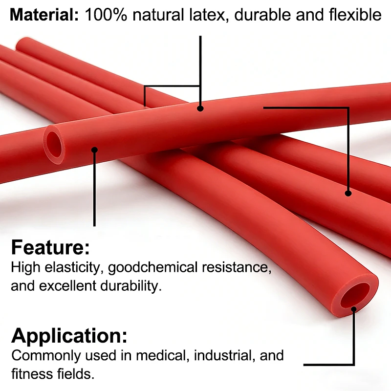 Red Natural Latex Rubber Tube  - Outdoor Hunting Products のレビューと価格