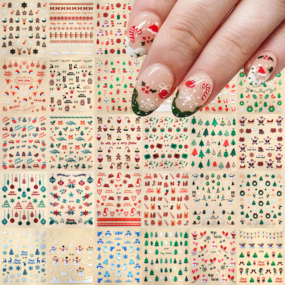 30pcs Christmas Nail Art Stick - Elk Bugle Call のレビューと価格