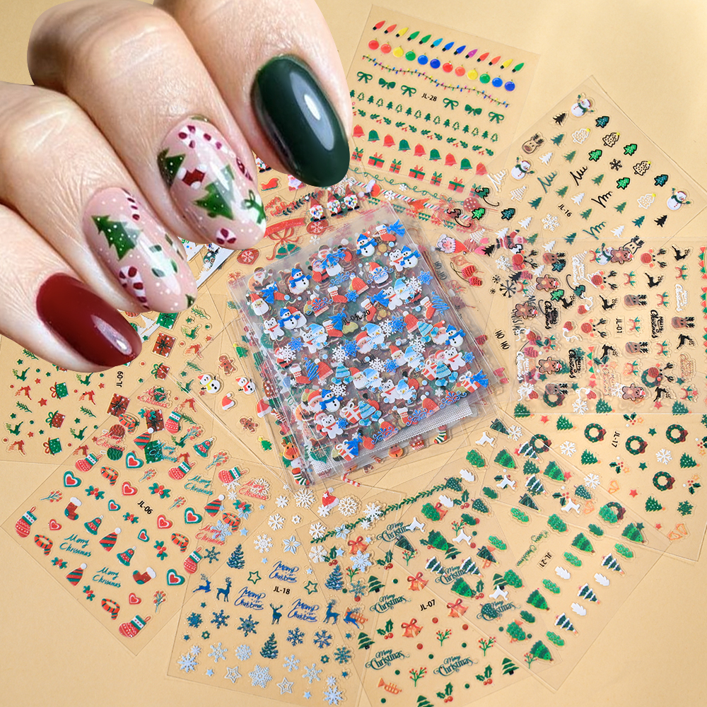 30pcs Christmas Nail Art Stick - Elk Bugle Call のレビューと価格