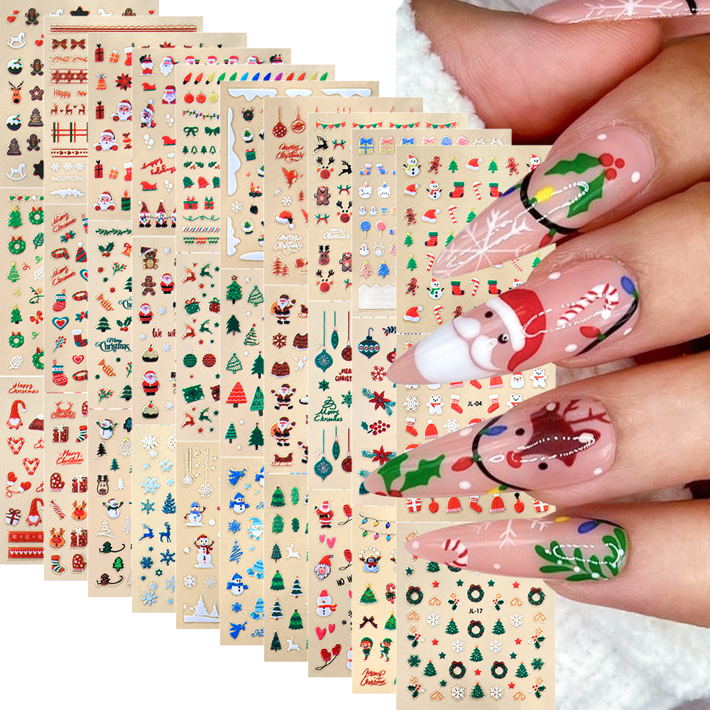 30pcs Christmas Nail Art Stick - Elk Bugle Call のレビューと価格