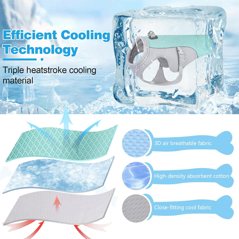 medium-sized dog Cooling Vest  - Hunting Dog Outdoor のレビューと価格