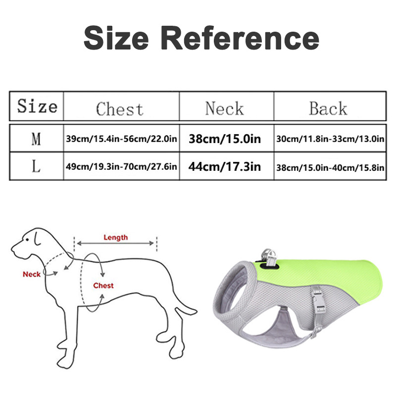 medium-sized dog Cooling Vest  - Hunting Dog Outdoor のレビューと価格