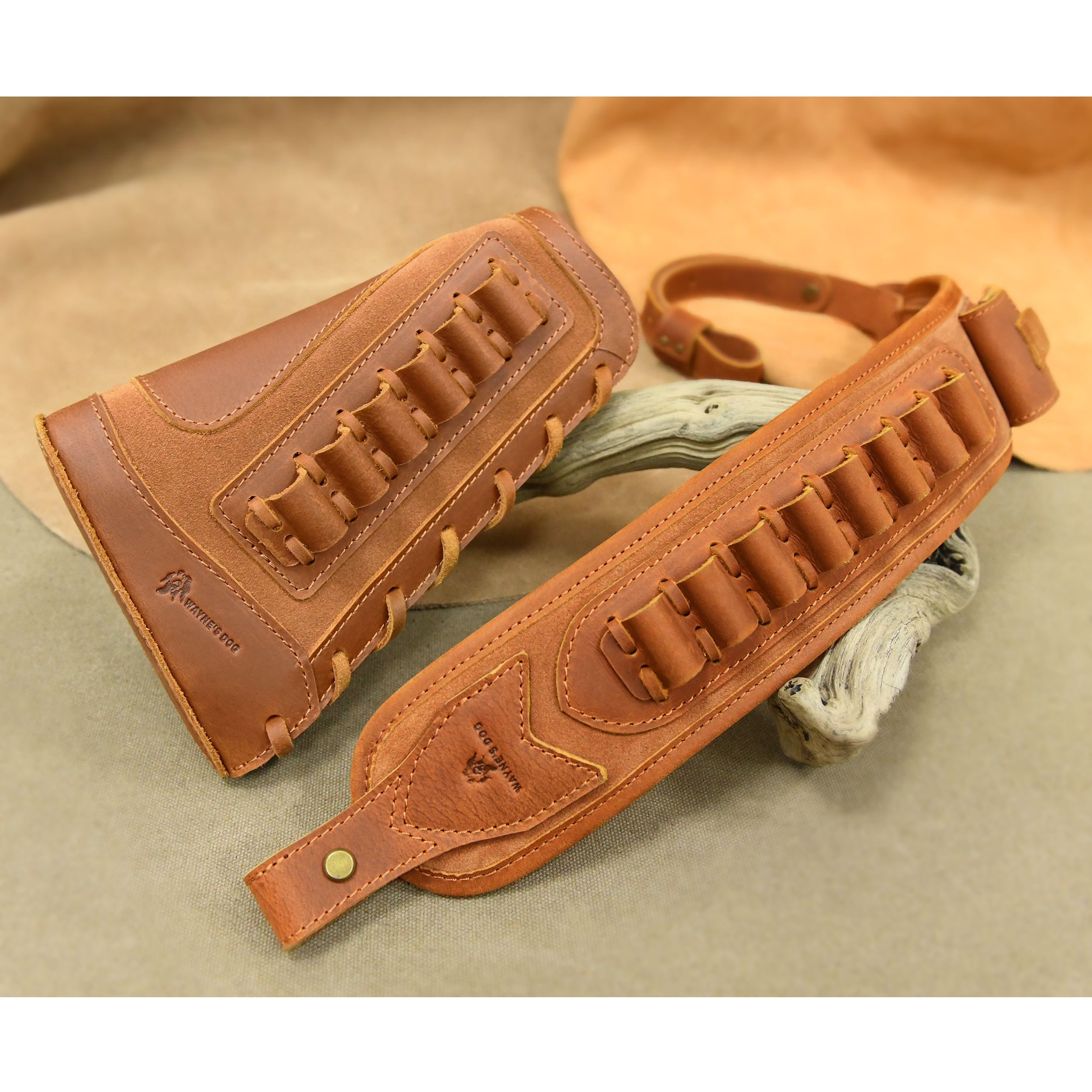 Vinatge Leather Rifle Buttstoc - Rifle Sling Swivel のレビューと価格