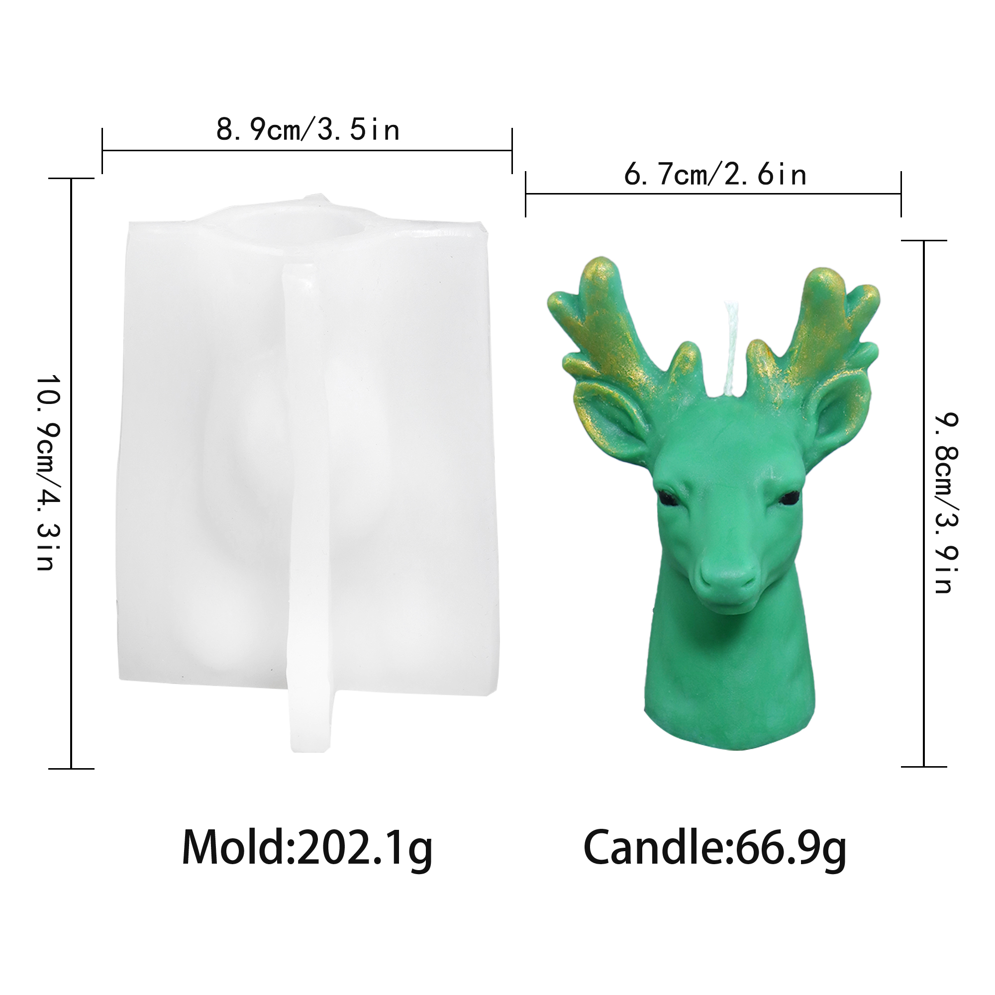 3D Deer Elk Stag Family Silico - Elk Bugle Call のレビューと価格