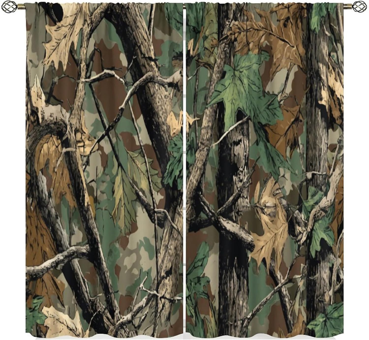 Forest Camouflage Curtains, Fo - Hunting And Camping In Forest のレビューと価格
