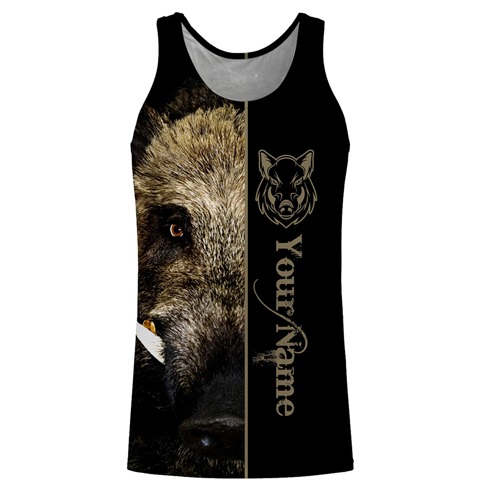 Custom Name Boar Hunter Tank T - Hunting Dog Outdoor のレビューと価格