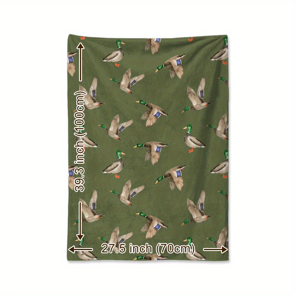 Mallard Duck Fleece Blanket Hu - Outdoor Hunting Gifts のレビューと価格