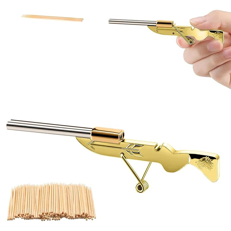Mini Toothpick Gun Guntoy Toot - Outdoor Hunting Gifts のレビューと価格