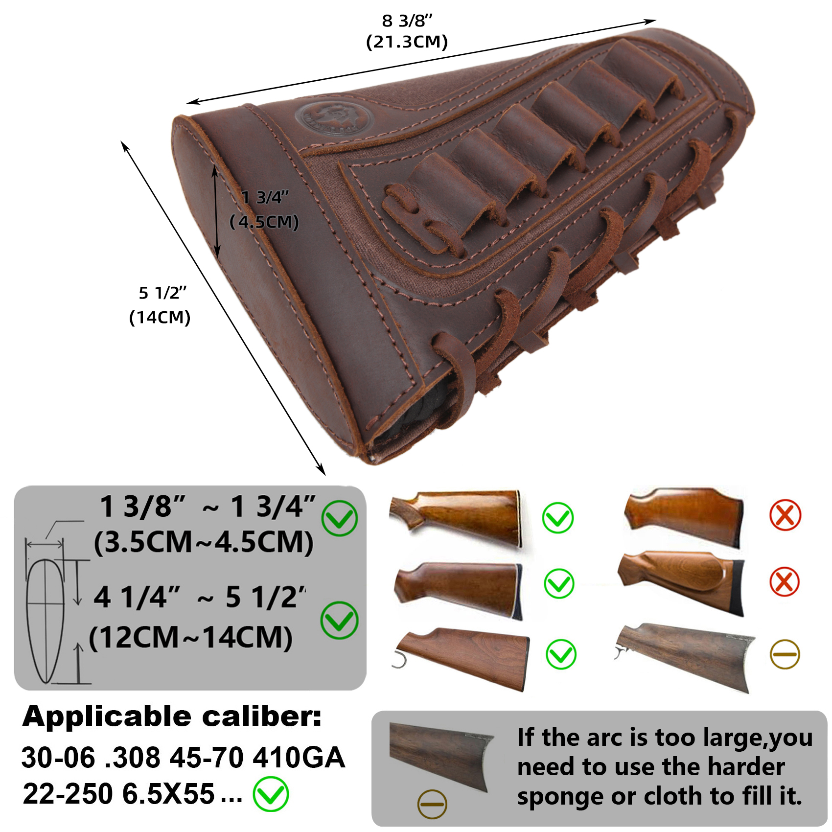 Tactical Leather Buttstock Amm - Rifle Sling Swivel のレビューと価格