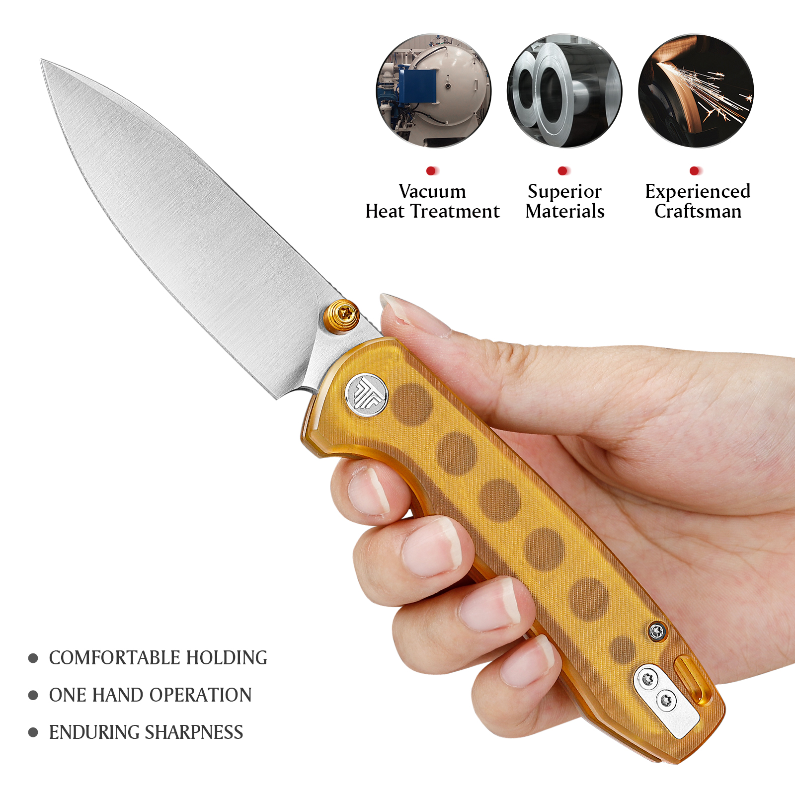 TRIVISA Dragonfly Pocket Knife - Outdoor Hunting Gifts のレビューと価格