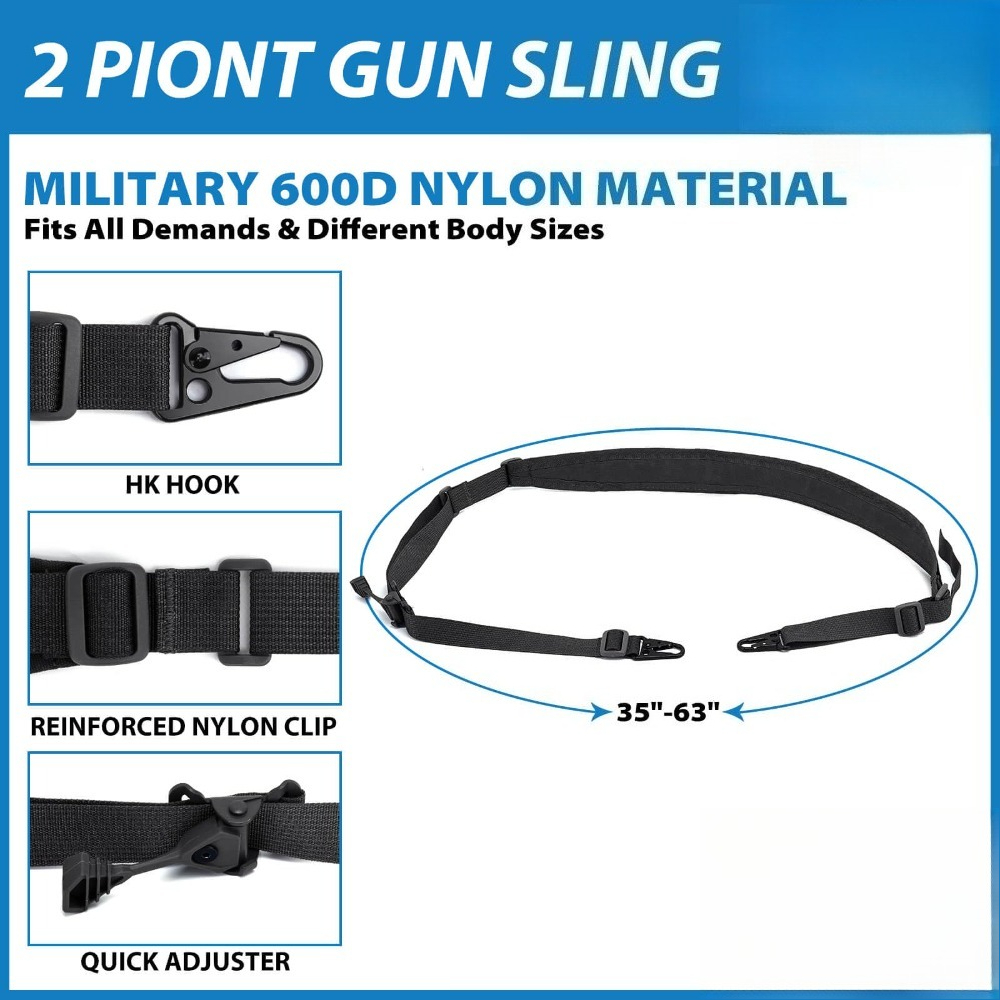 Tactical 2 Point Rifle Sling Q - Rifle Sling Swivel のレビューと価格