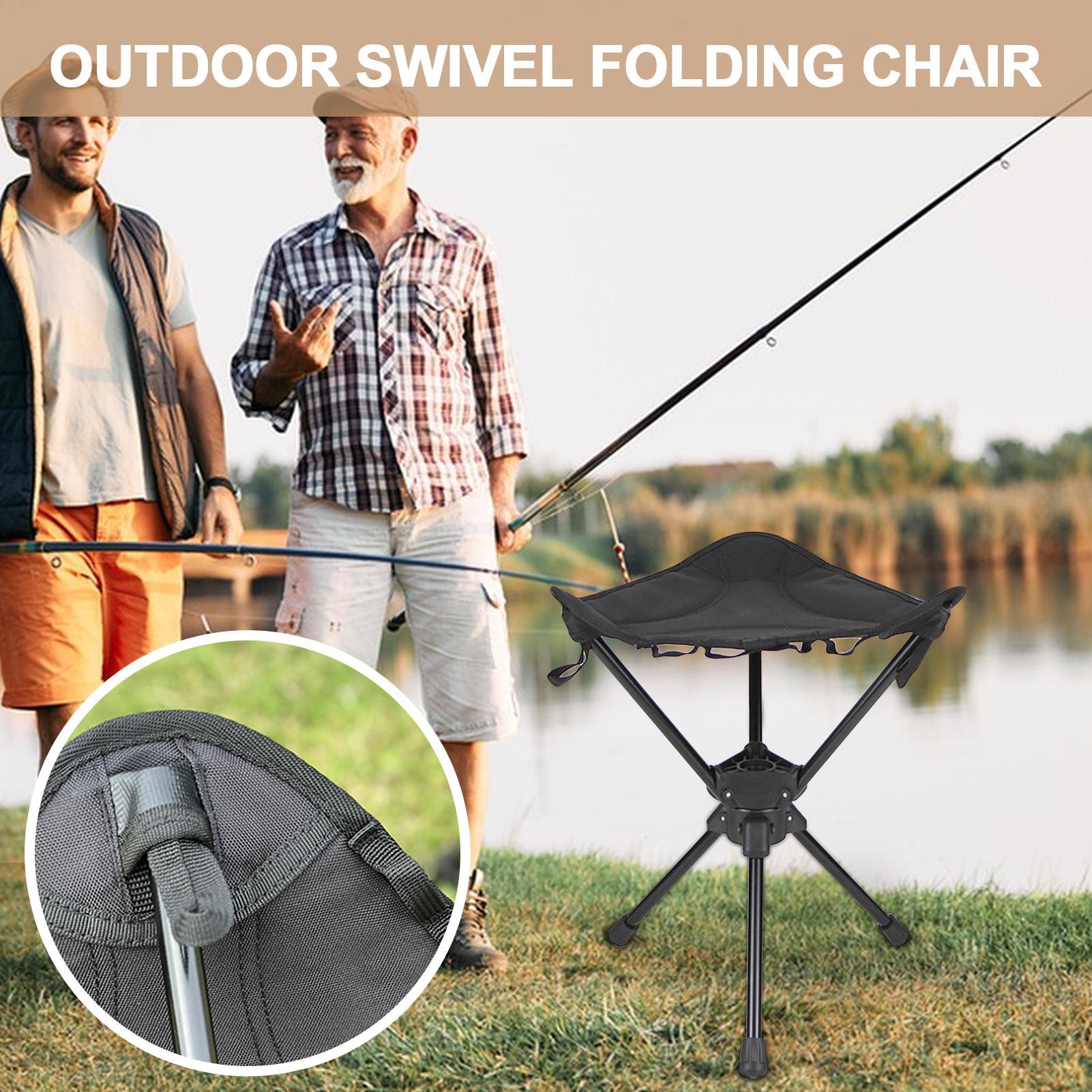 Portable Folding Swivel Campin - Hunting And Fishing Outdoor Chairs のレビューと価格