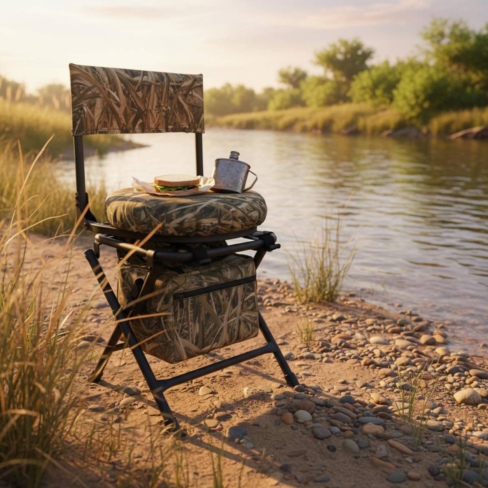 Fishing Chair Foldable Folding - Hunting And Fishing Outdoor Chairs のレビューと価格