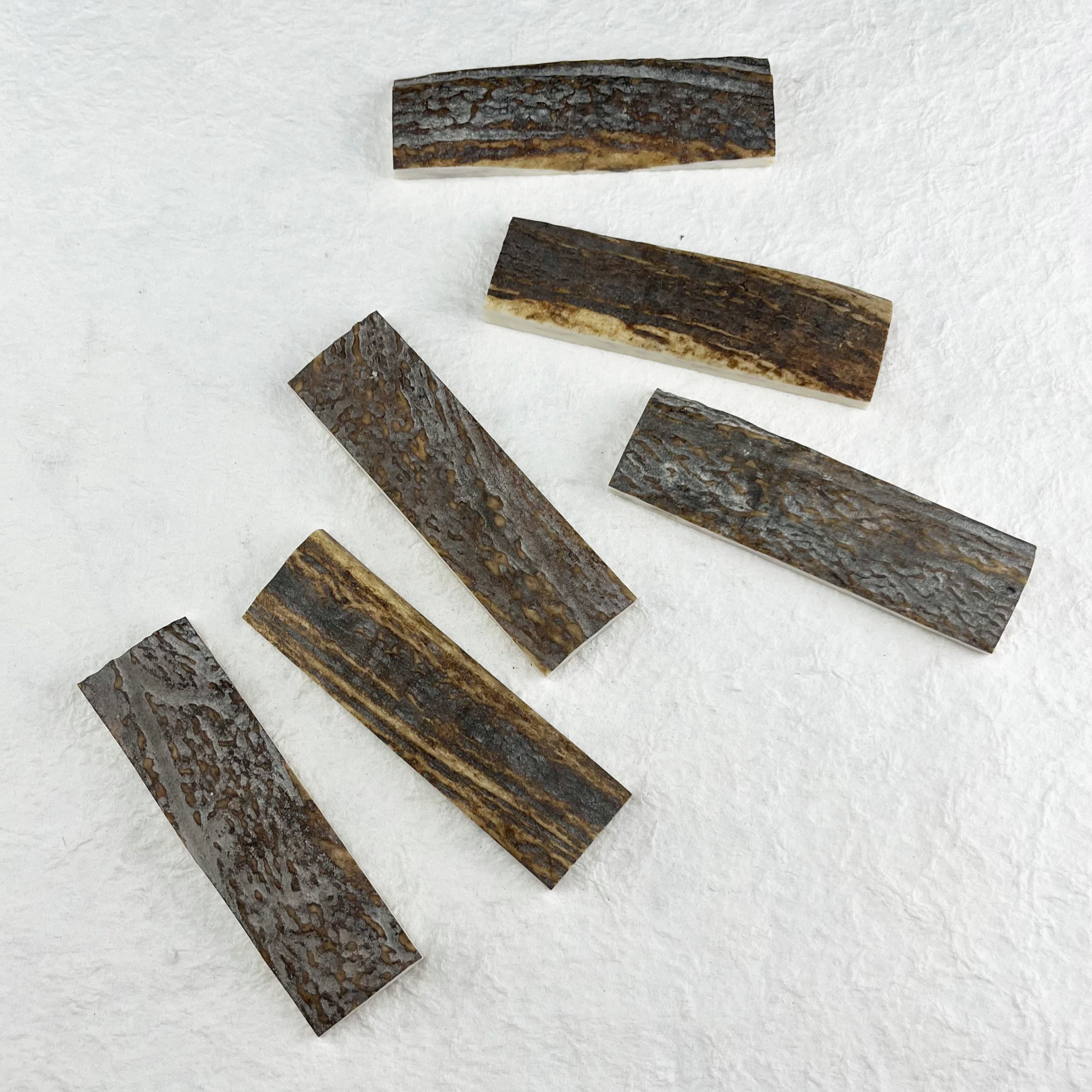 1 Pair Natural Stag Horn Knife - Elk Bugle Call のレビューと価格