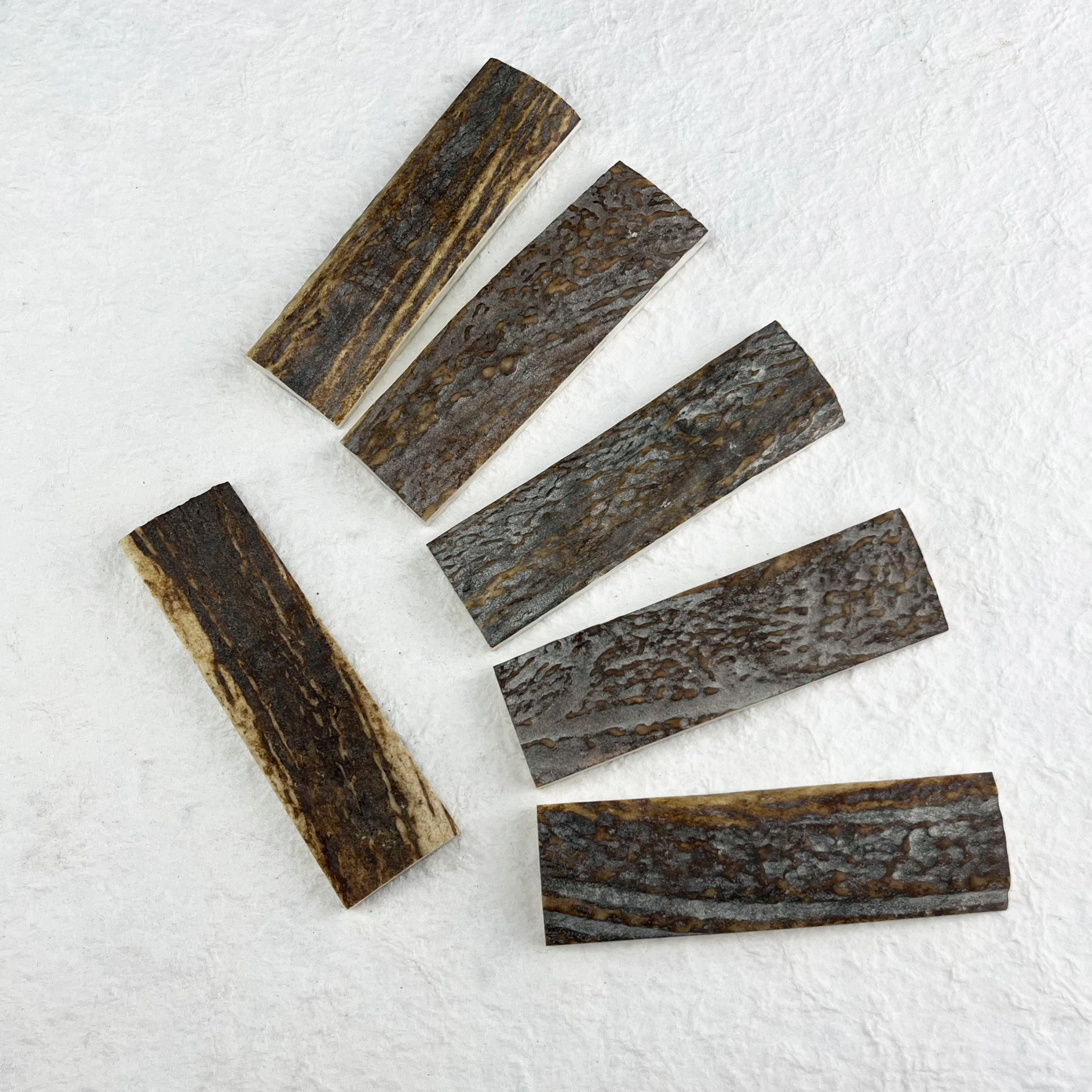 1 Pair Natural Stag Horn Knife - Elk Bugle Call のレビューと価格