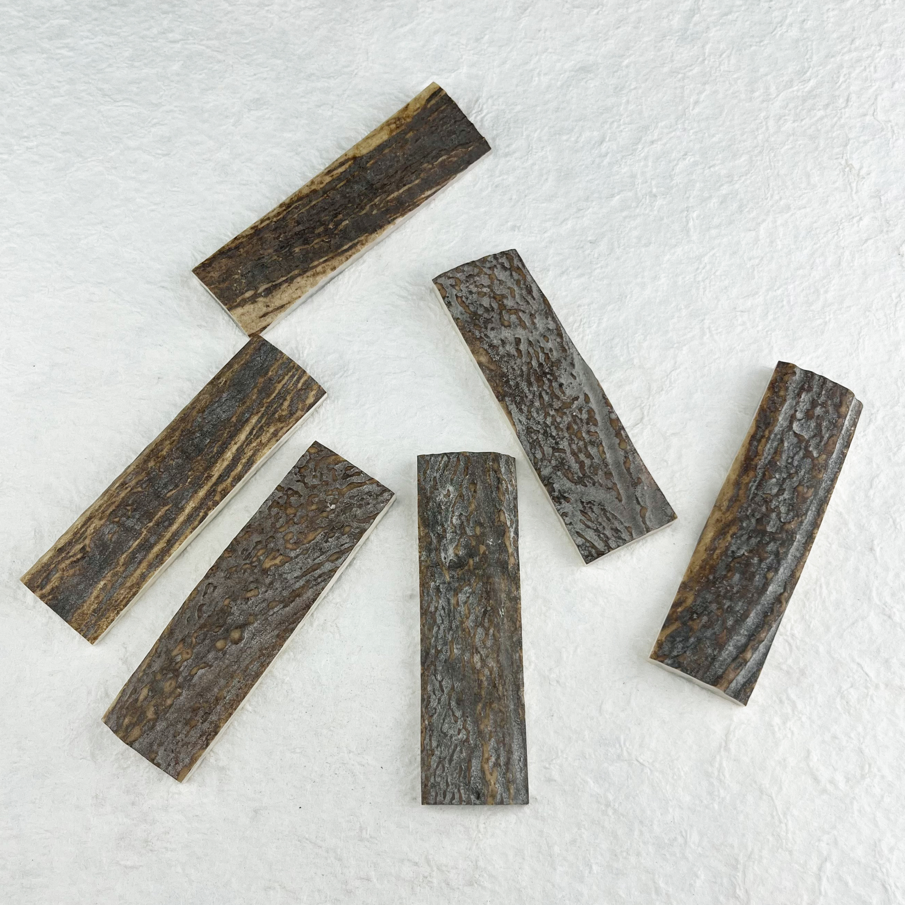 1 Pair Natural Stag Horn Knife - Elk Bugle Call のレビューと価格