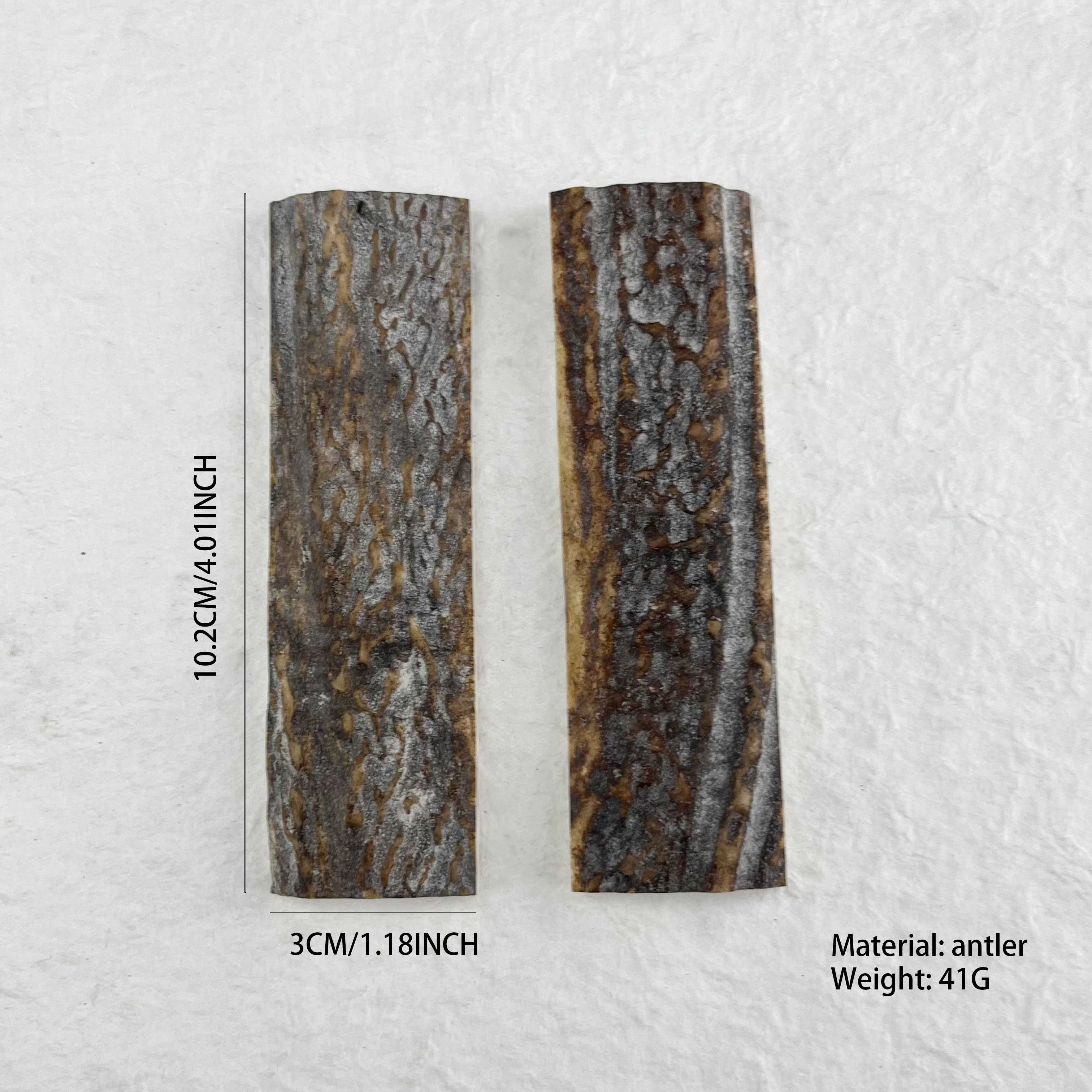 1 Pair Natural Stag Horn Knife - Elk Bugle Call のレビューと価格