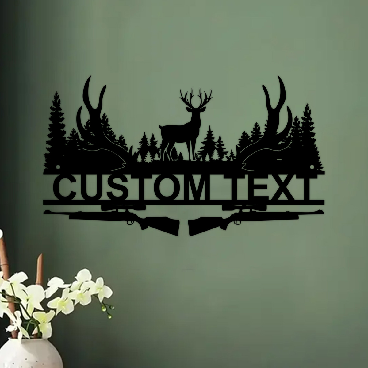 Custom Deer Cabin Metal Sign,  - Outdoor Hunting Gifts のレビューと価格