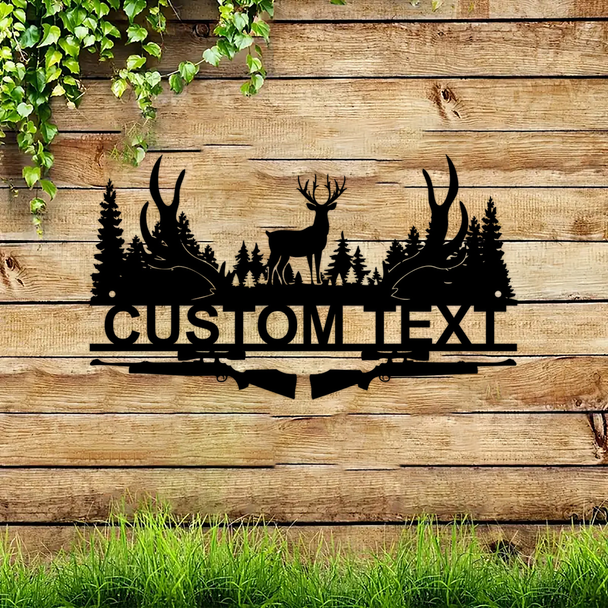 Custom Deer Cabin Metal Sign,  - Outdoor Hunting Gifts のレビューと価格
