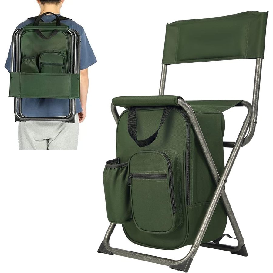 Backpack Cooler Chair Fishing  - Hunting And Fishing Outdoor Chairs のレビューと価格