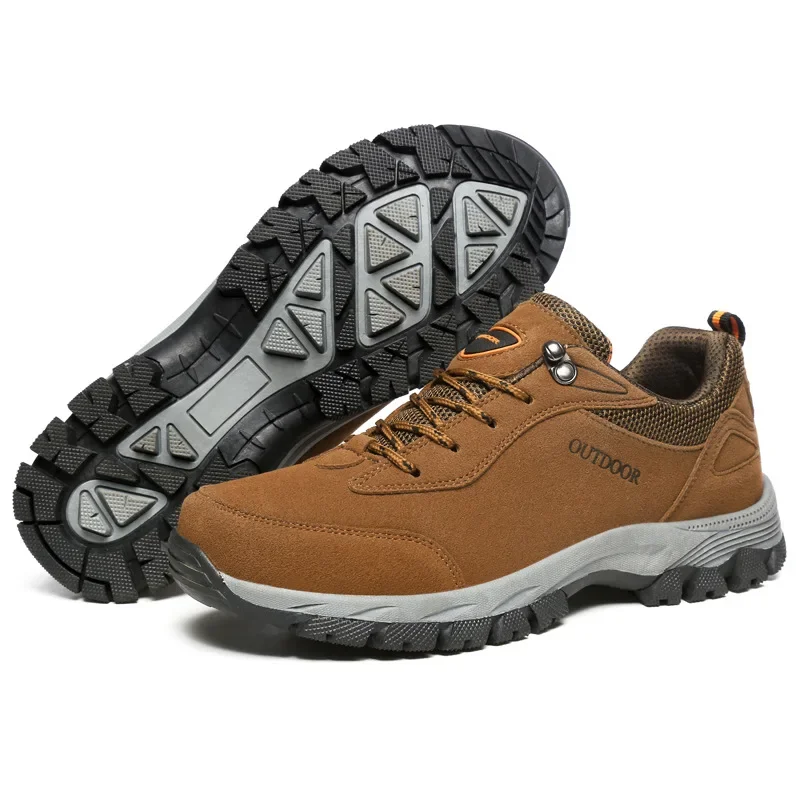 Men's Hiking Shoes Suede Leath - Hunting Outdoor Boots のレビューと価格