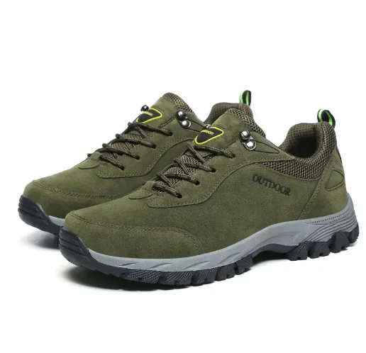 Men's Hiking Shoes Suede Leath - Hunting Outdoor Boots のレビューと価格