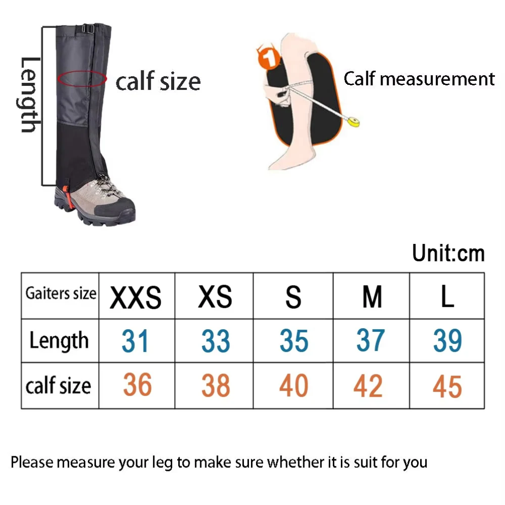 Waterproof Snow Leg Gaiters Hi - Hunting Outdoor Boots のレビューと価格