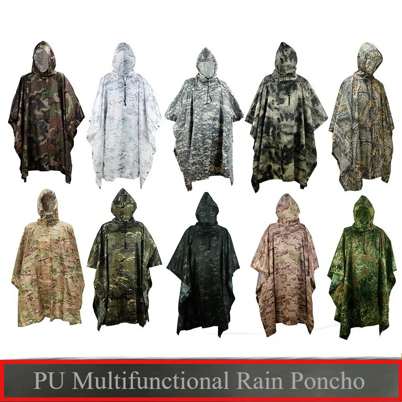 1pc Outdoor Camouflage Mackint - Outdoor Hunting Products のレビューと価格