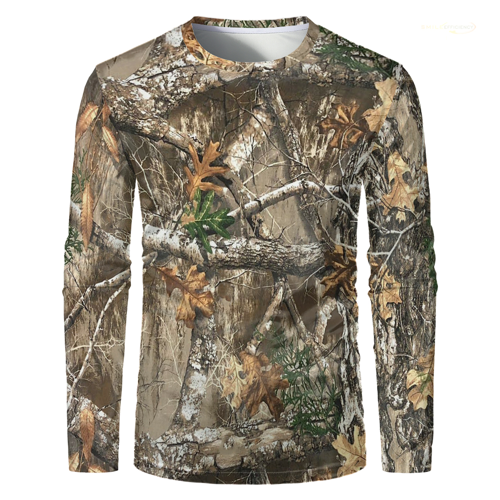 2024 New Hunting Camouflage T- - Hunting And Camping In Forest のレビューと価格