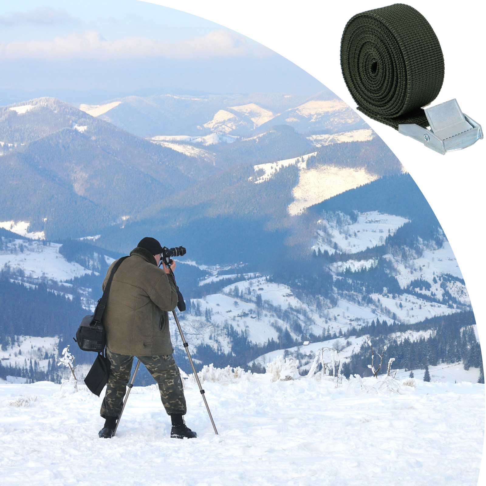 2Pcs Fixing Strap Outdoor Bund - Hunting And Outdoor Supplies のレビューと価格