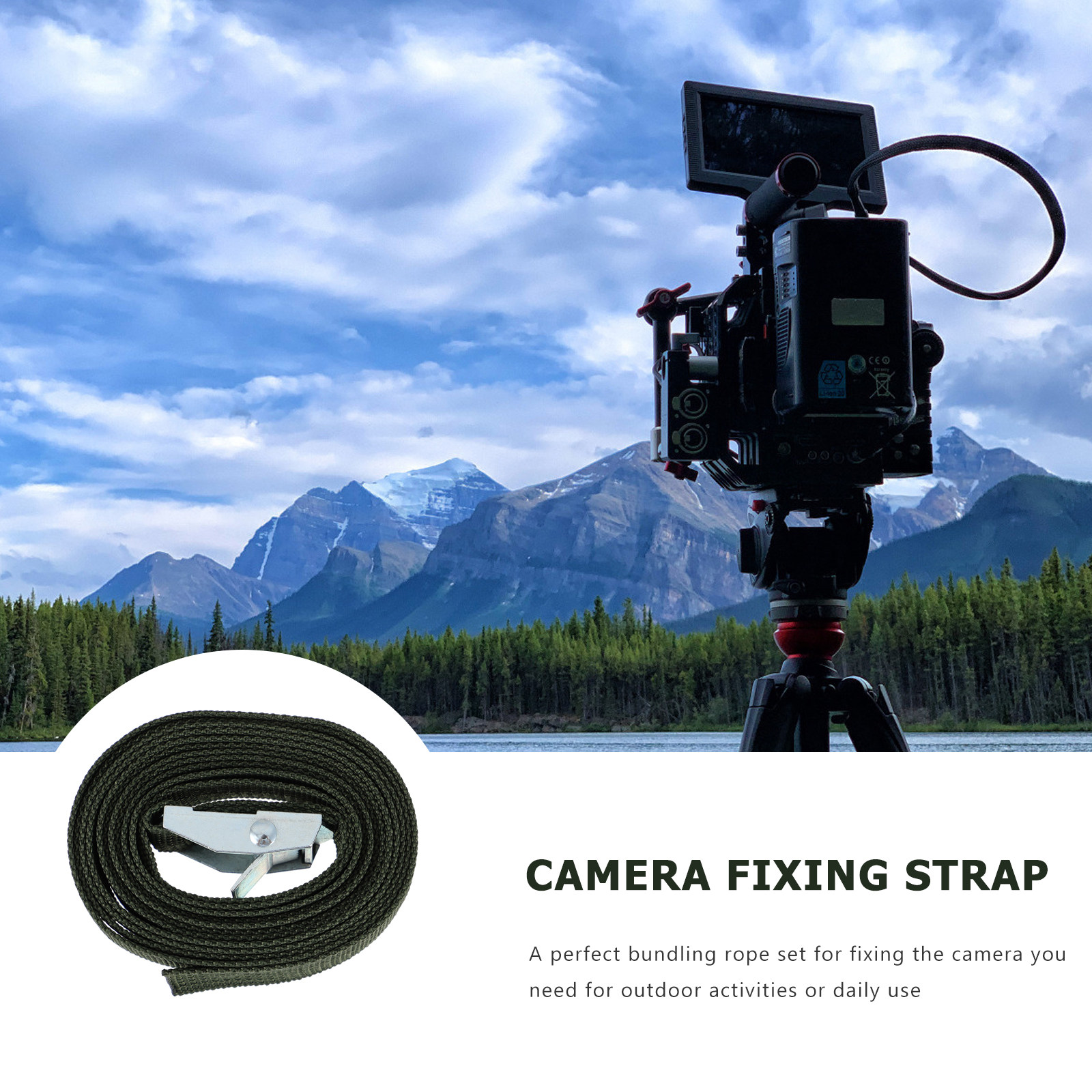 2Pcs Fixing Strap Outdoor Bund - Hunting And Outdoor Supplies のレビューと価格