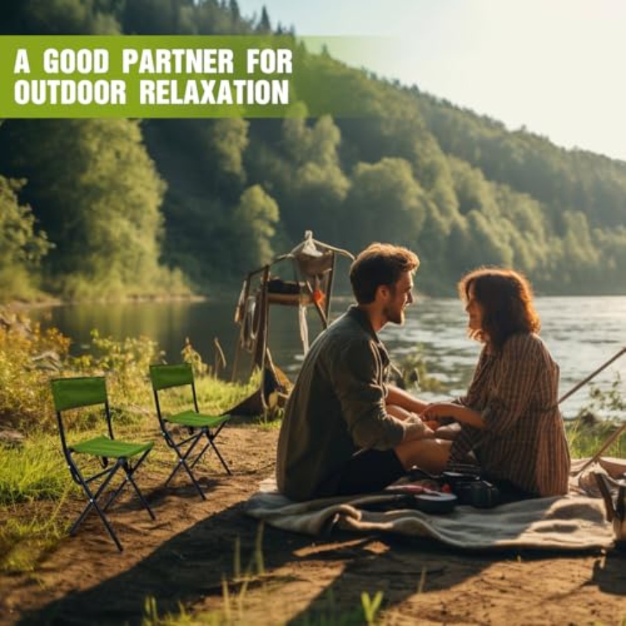 2 Pcs Summer Folding Fishing C - Hunting And Fishing Outdoor Chairs のレビューと価格