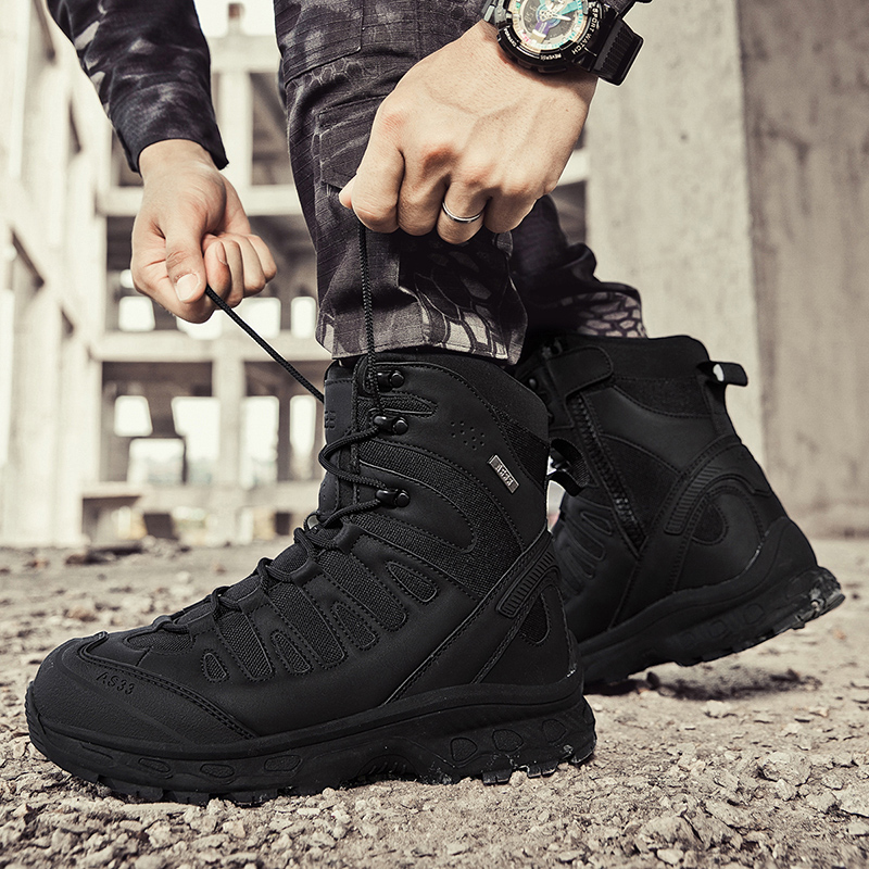 New Men Tactical Boots Militar - Hunting Outdoor Boots のレビューと価格