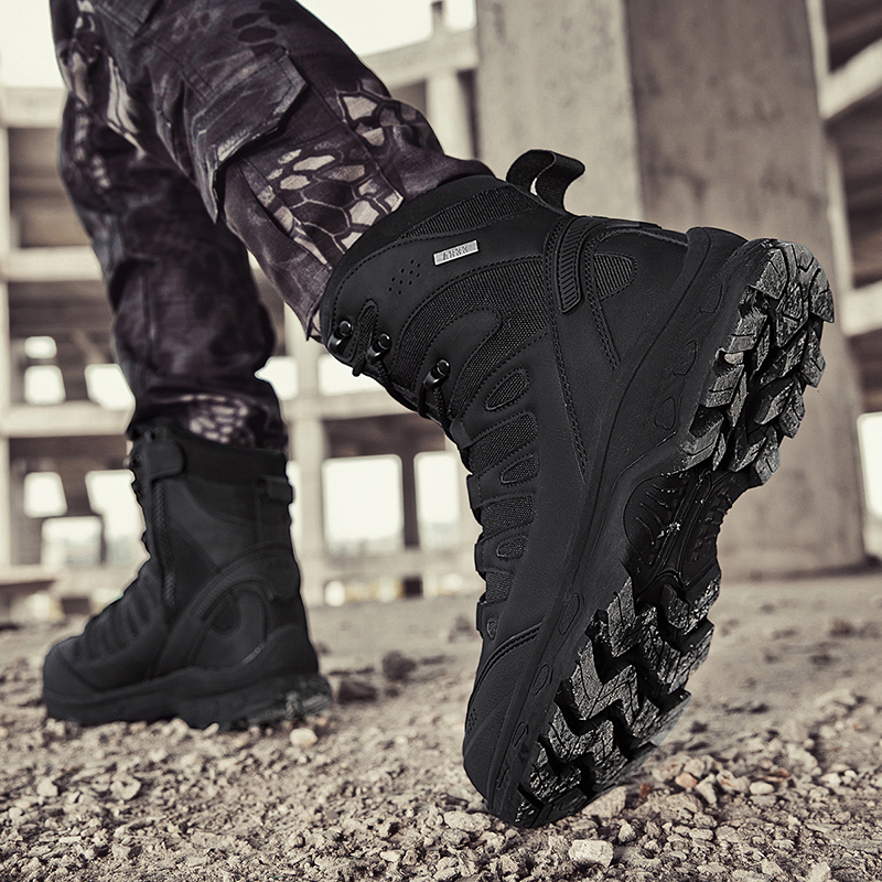 New Men Tactical Boots Militar - Hunting Outdoor Boots のレビューと価格