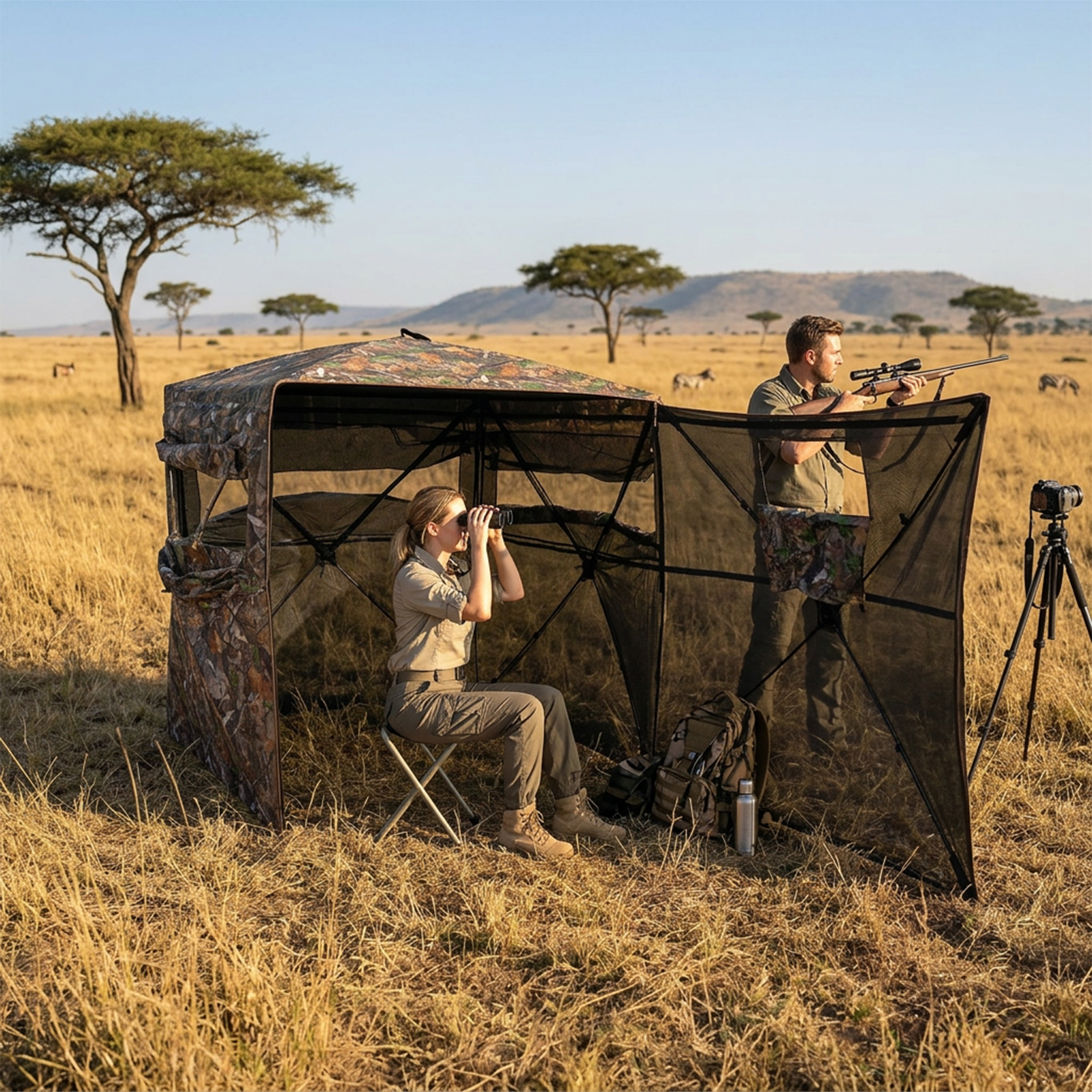 Camouflage Pop-Up Hunting Blin - Hunting & Outdoor Supplies Vanderbijlpark のレビューと価格